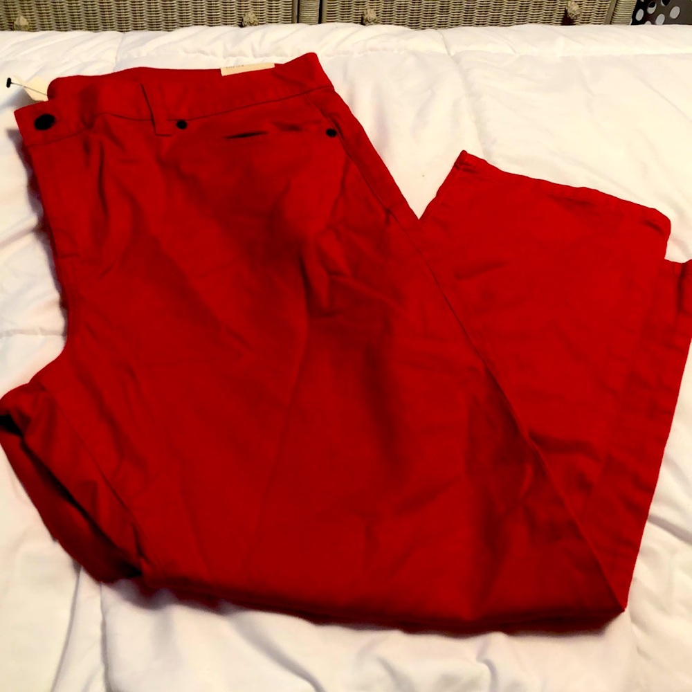 Red Talbots 18 red jeans